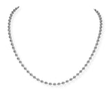 101131, 4MM BALL BEADED NECKLACE