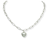 101137, HEART CHARM CHAIN NECKLACE