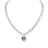 101137, HEART CHARM CHAIN NECKLACE