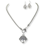 101154, TREE OF LIFE CHARM METAL NECKLACE