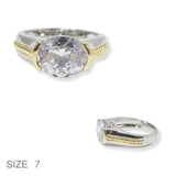 101158, CUBIC ZIRCONIA DESIGNER INSPIRED RING