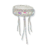 101186, MARQUISE ACCENT CRYSTAL RHINESTONE TASSEL DROP WRAP BRACELET