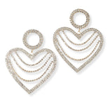 101204, HEART CRYSTAL RHINESTONE EARRING