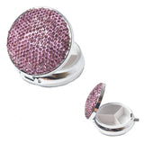 101221, BLING CRYSTAL RHINESTONE MINI PILL CASE ORGANIZER