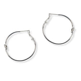 101237, KNOT ROUND HOOP EARRING