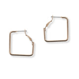 101238, SQUARE HOOP EARRING