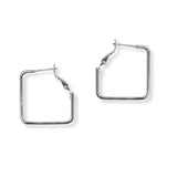 101238, SQUARE HOOP EARRING