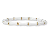 101251, ENAMEL STAINLESS STEEL OPEN BRACELET