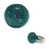 101259, ROUND BALL CRYSTAL RHINESTONE STRETCH RING