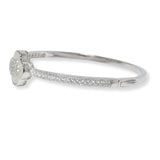 101268, CLOVER DESIGNER INSPIRED CUBIC ZIRCONIA STAINLESS STEEL BRACELET