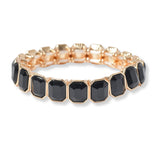 101277, GEOMETRIC RHINESTONE STRETCH BRACELET