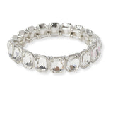 101277, GEOMETRIC RHINESTONE STRETCH BRACELET