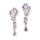101304, RHINESTONE EVENING DANGLE EARRING