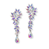 101304, RHINESTONE EVENING DANGLE EARRING