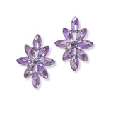 101306, FLOWER MARQUISE ACCENT RHINESTONE EARRING