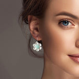 101336, FLOWER DANGLE EARRING