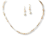 101349, DAINTY RESIN MIX BEADED NECKLACE