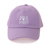 101366, "DOG MOM" PAW BASEBALL CAP