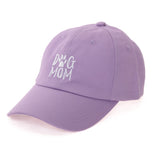 101366, "DOG MOM" PAW BASEBALL CAP