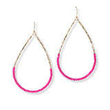 101387, DAINTY BEADED TEARDROP EARRING