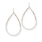 101387, DAINTY BEADED TEARDROP EARRING
