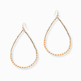 101387, DAINTY BEADED TEARDROP EARRING