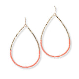 101387, DAINTY BEADED TEARDROP EARRING