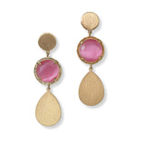 101416, GEOMETRIC DROP DANGLE EARRING