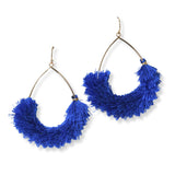 101418, TEARDROP TASSEL EARRING