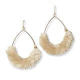 101418, TEARDROP TASSEL EARRING