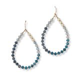101420, TEARDROP BEADED EARRING