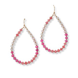 101420, TEARDROP BEADED EARRING