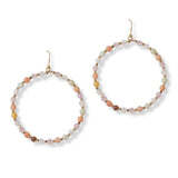 101421, ROUND BEADED EARRING