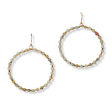 101421, ROUND BEADED EARRING