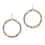 101421, ROUND BEADED EARRING