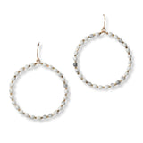 101421, ROUND BEADED EARRING