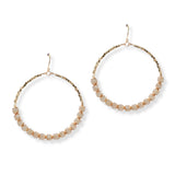 101422, ROUND BEADED EARRING