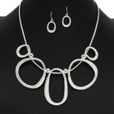 101431, GEOMETRIC METAL NECKLACE