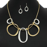 101431, GEOMETRIC METAL NECKLACE