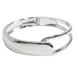 101452, METAL CENTER OPEN BANGLE BRACELET