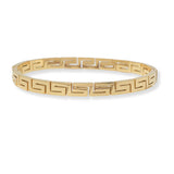 101456, MAZE STAINLESS STEEL OPEN BANGLE BRACELET