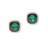 101464, GEOMETRIC RHINESTONE STUD EARRING