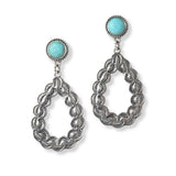 101478, WESTERN TEARDROP DANGLE EARRING