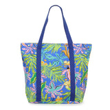 101538, TROPICAL PRINT TOTE BAG