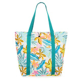 101538, TROPICAL PRINT TOTE BAG