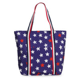 101540, AMERICAN FLAG STAR PRINT TOTE BAG