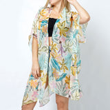 101546, TROPICAL PRINT KIMONO