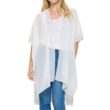 101552, MAZE PRINT CRYSTAL RHINESTONE KIMONO