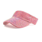 101562, BLING RHINESTONE SUN VISOR HAT
