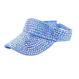 101562, BLING RHINESTONE SUN VISOR HAT